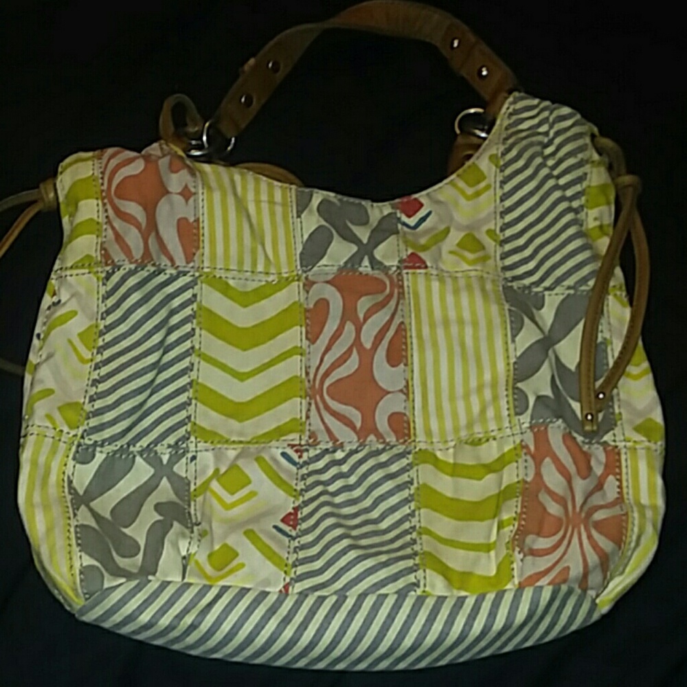 Fossil vintage canvas bag